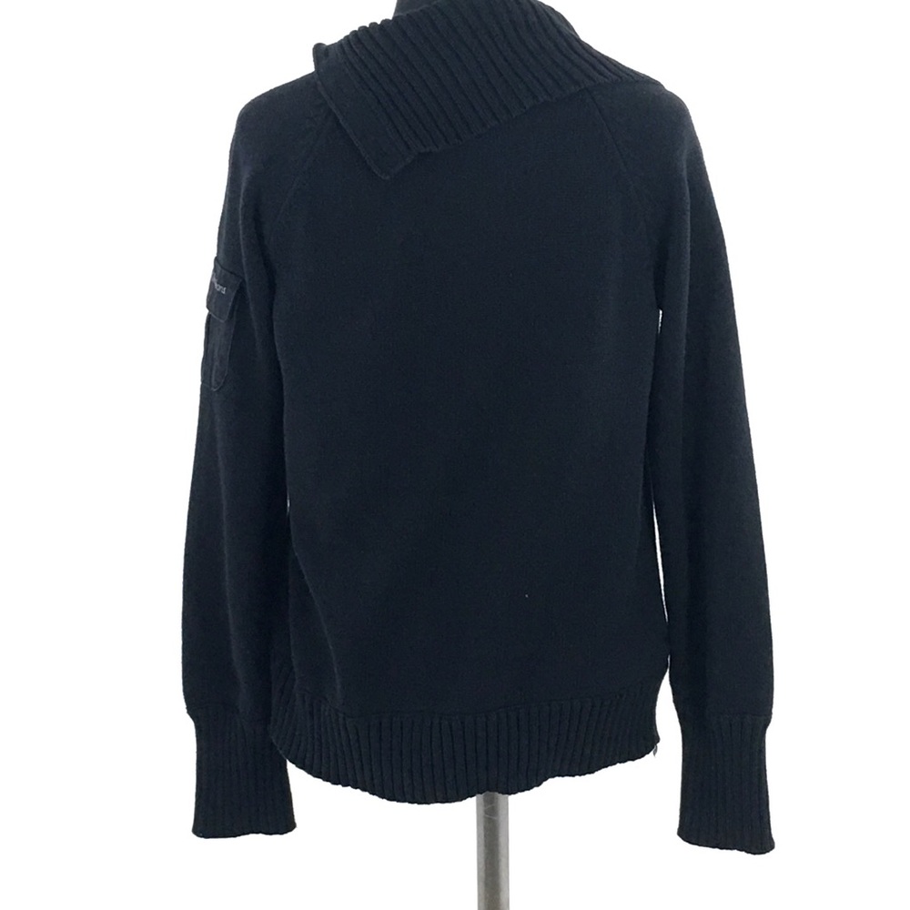 🚨Calvin Klein Womens Sweater XL Black Cable Knit - Picture 8 of 8